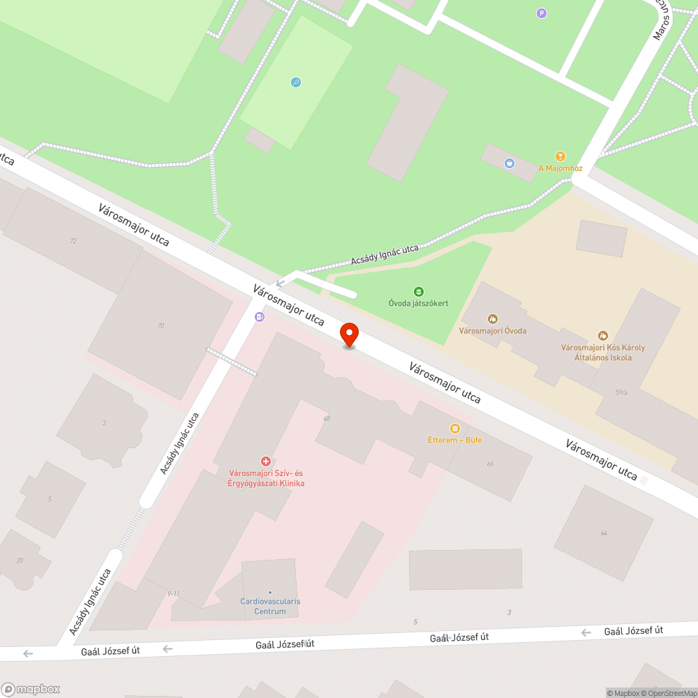 elfordult közlekedési táblák - Városmajor utca 68. előtt bejelentés helye