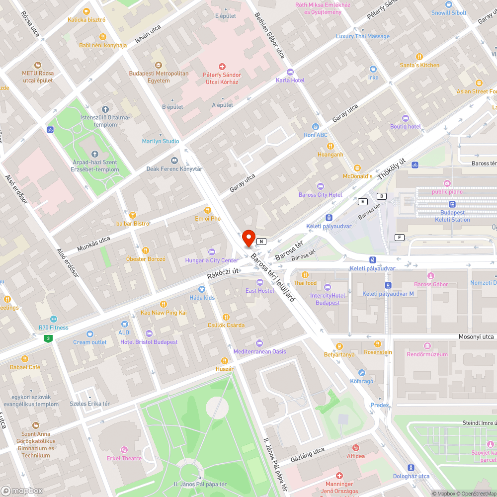 Elhajlott lámpa bejelentés helye