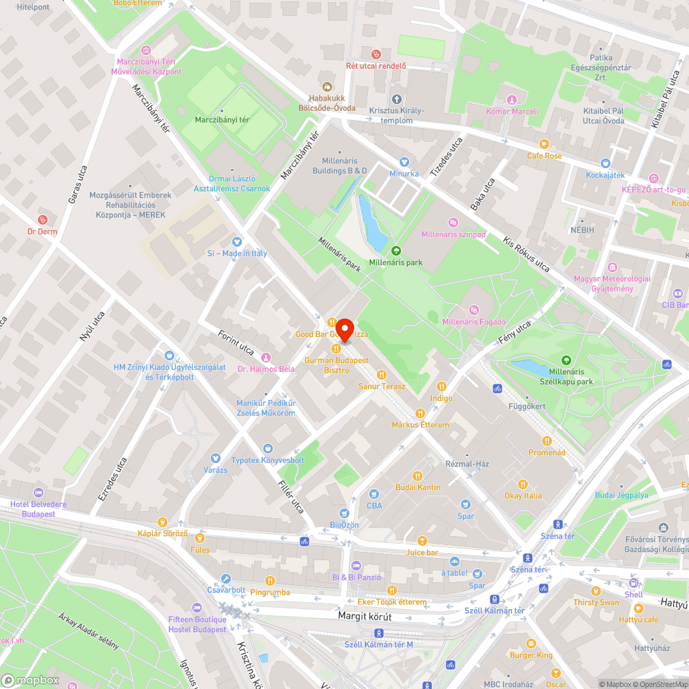 Megdőlt oszlop bejelentés helye