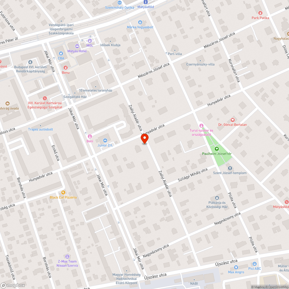 Zöldhulladék bejelentés helye