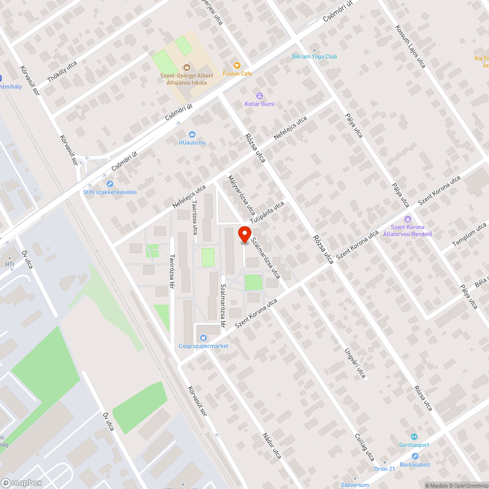 Kiégett lámpa bejelentés helye