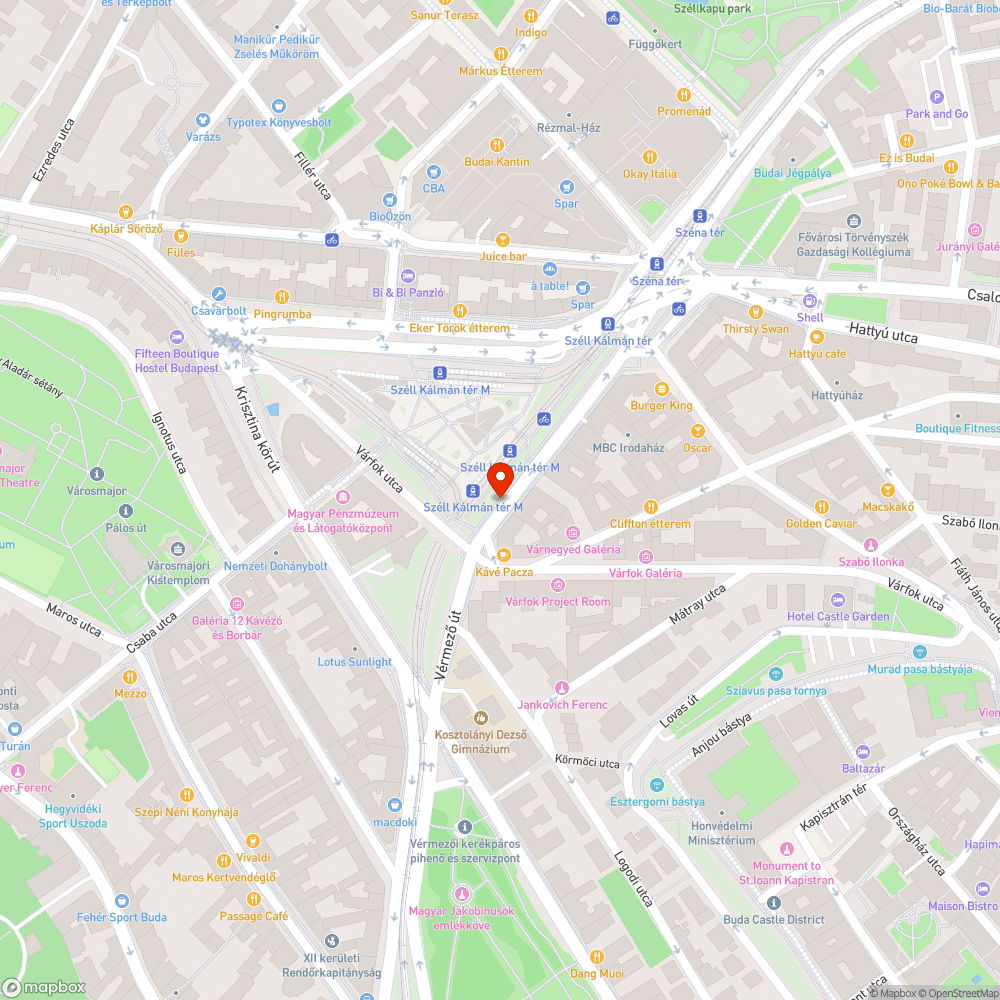 Kiszáradt fa bejelentés helye