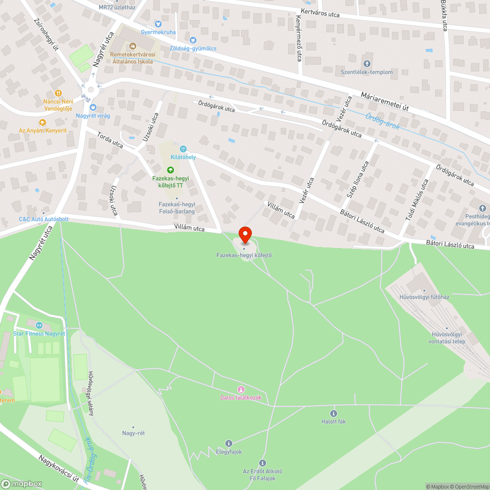 Rendszeres szeméthegyek a Fazekas-hegyen bejelentés helye