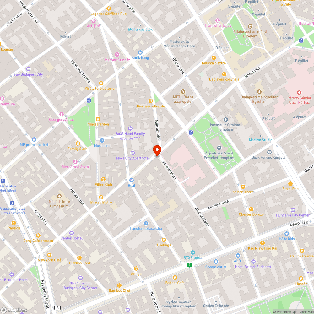 Fedlap bejelentés helye