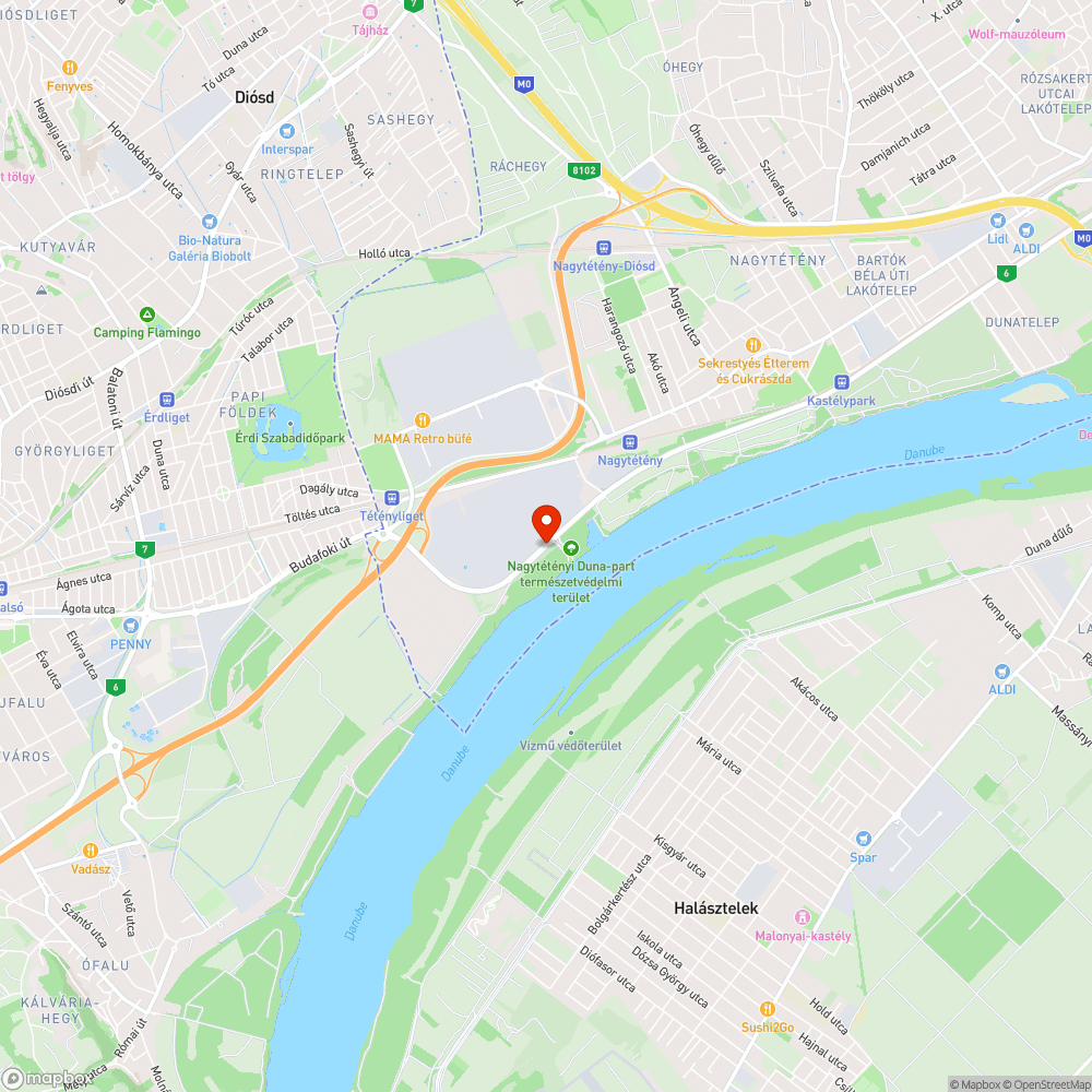 Veszélyes szalagkorlát bejelentés helye