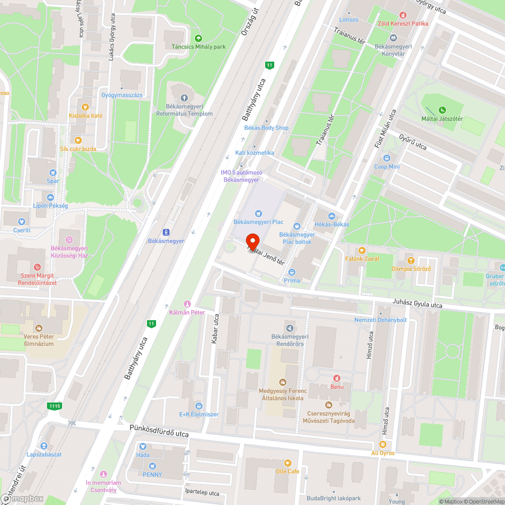 Koszos járda bejelentés helye