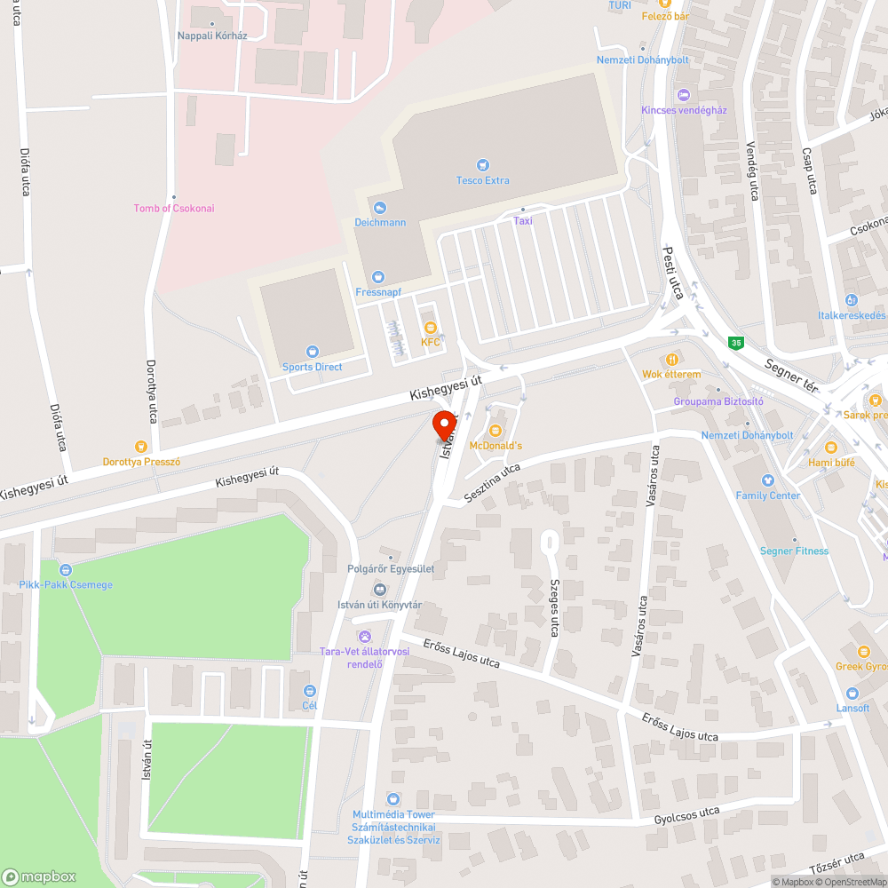 Betört csatorana rács bejelentés helye