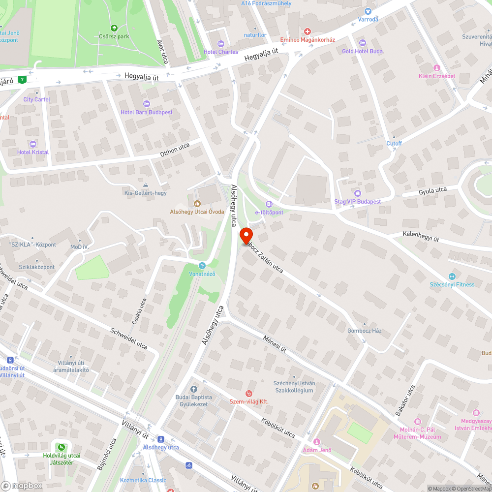 Korábbi utcai kuka oszlopa bejelentés helye