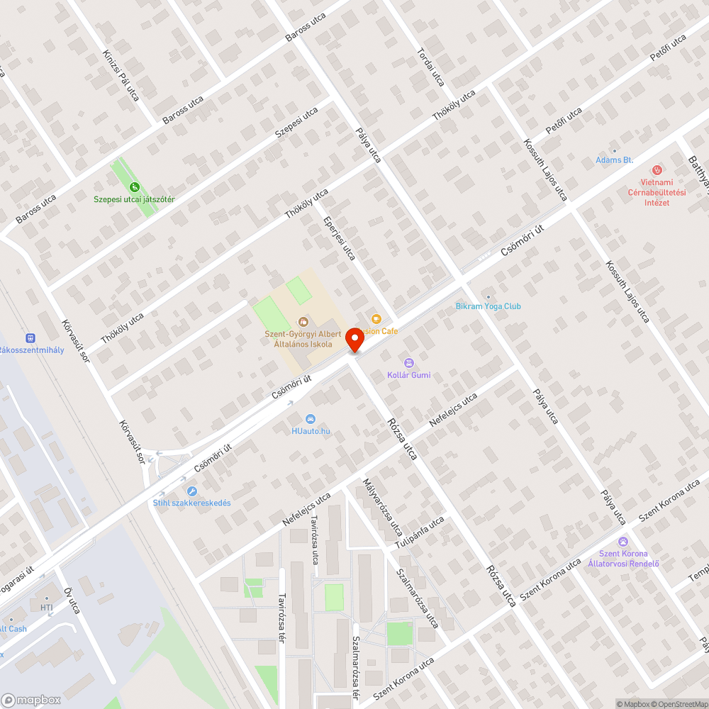 Összefirkált utcanévtábla bejelentés helye