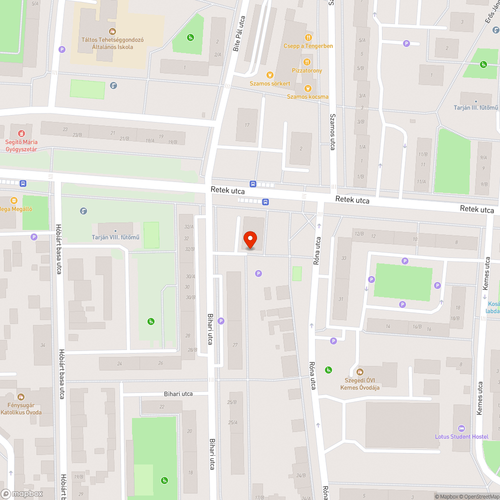 Megdőlt tábla - Retek utca 14. bejelentés helye