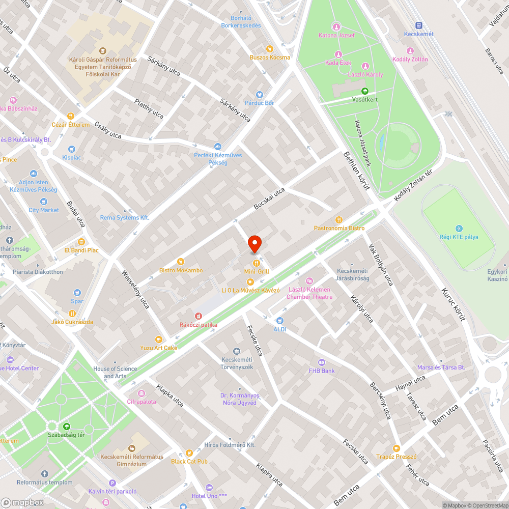 Kátyú a Hajdú utcán bejelentés helye