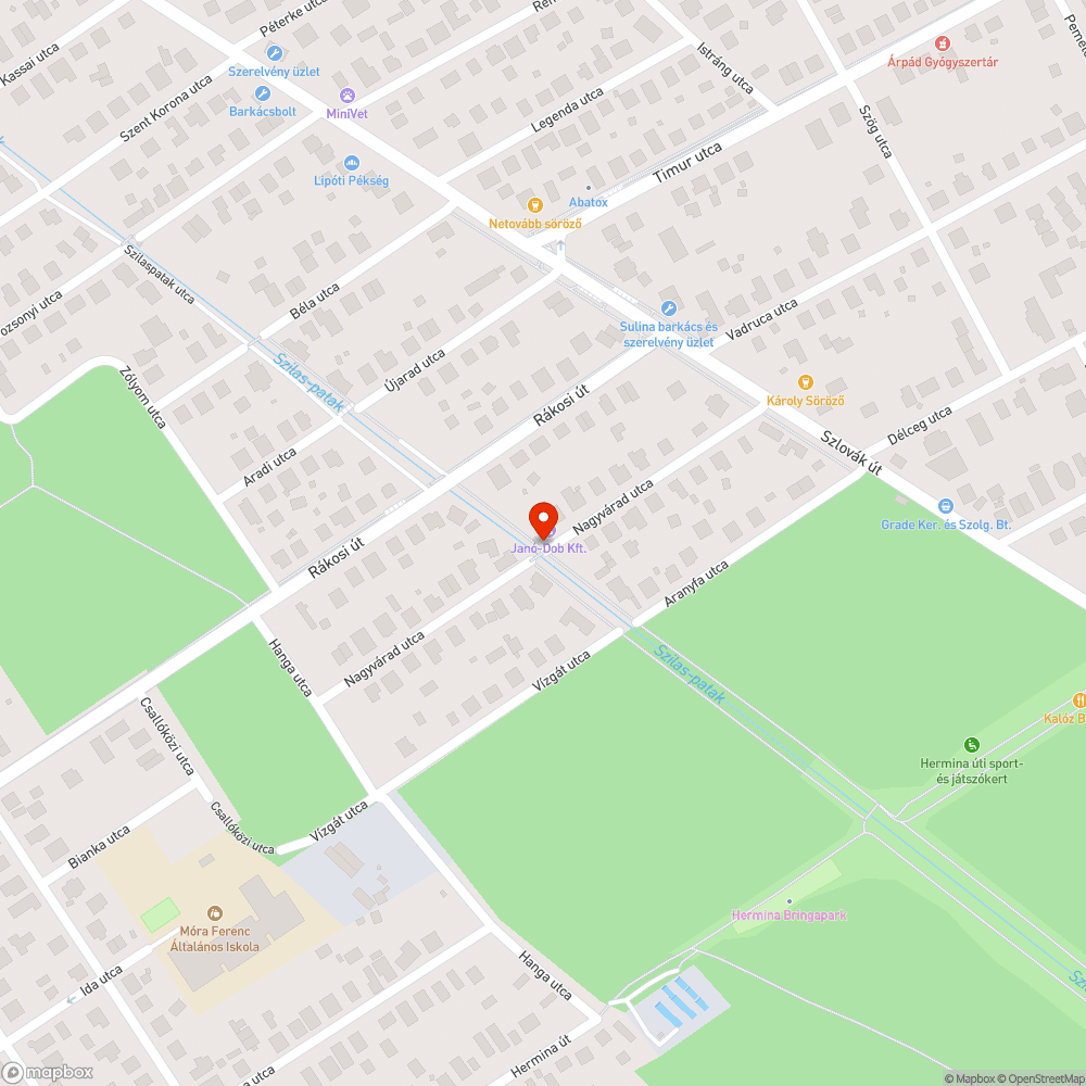 A patak partja magánterület? bejelentés helye