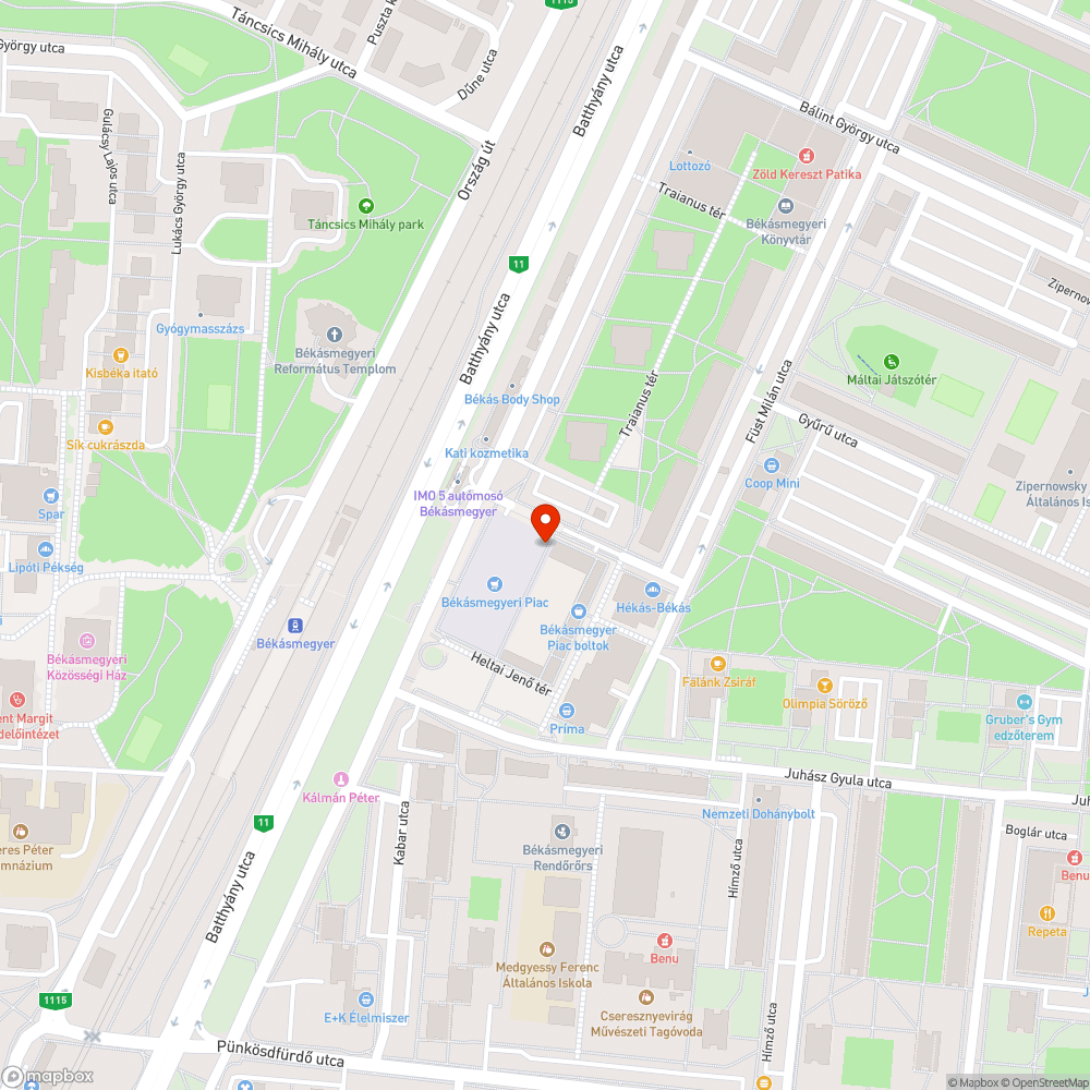 Hiányzó lámpatest bejelentés helye