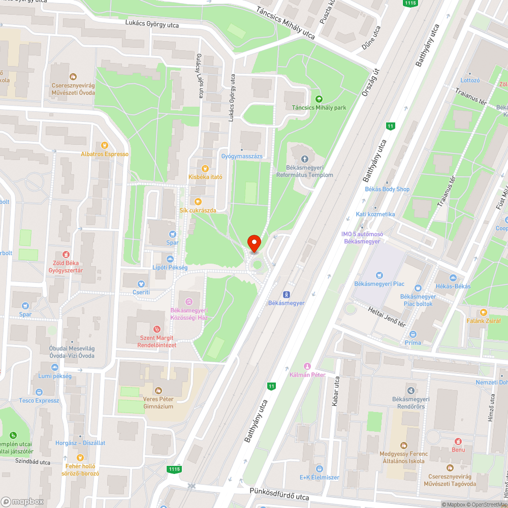 Palack a fán bejelentés helye