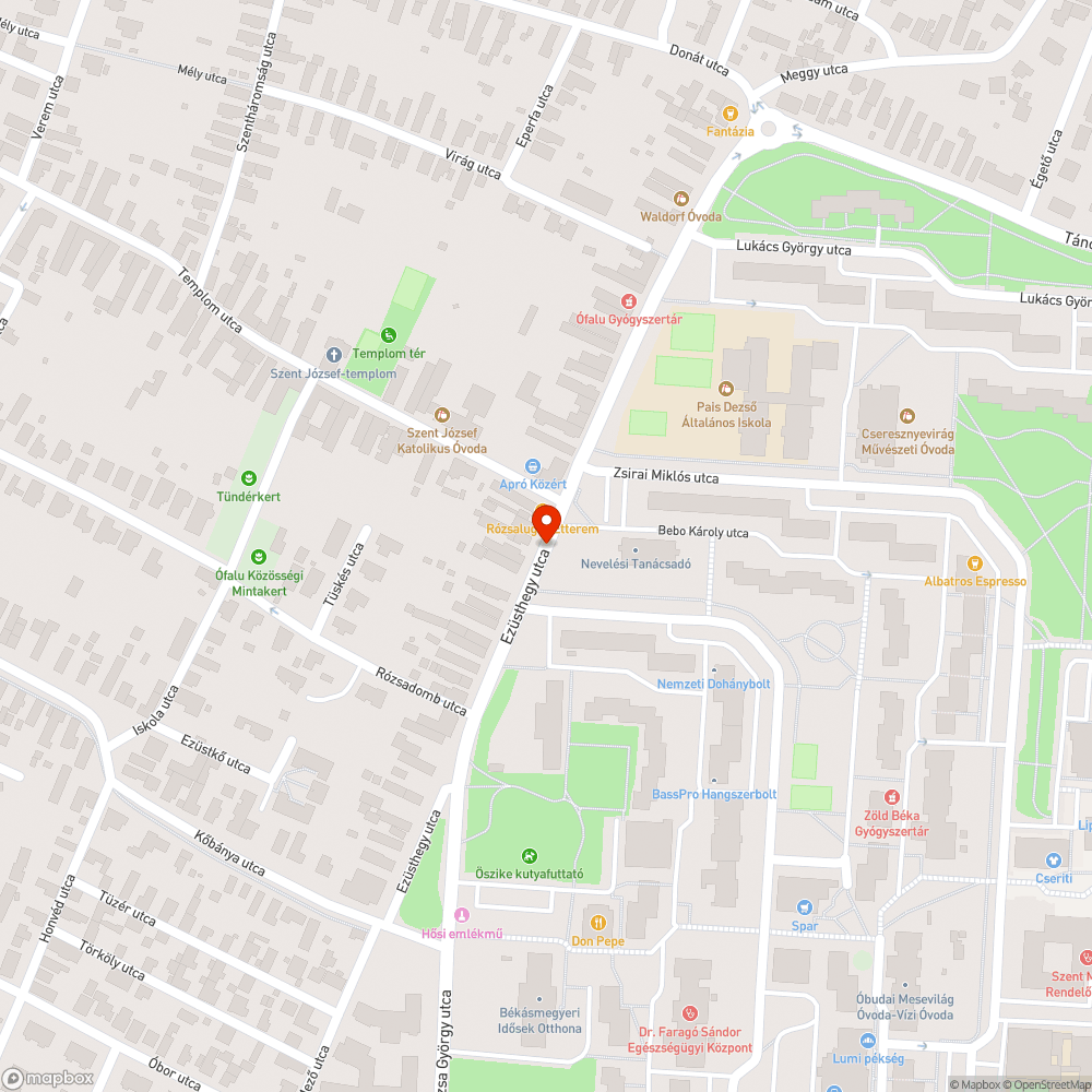 Kopott pad bejelentés helye