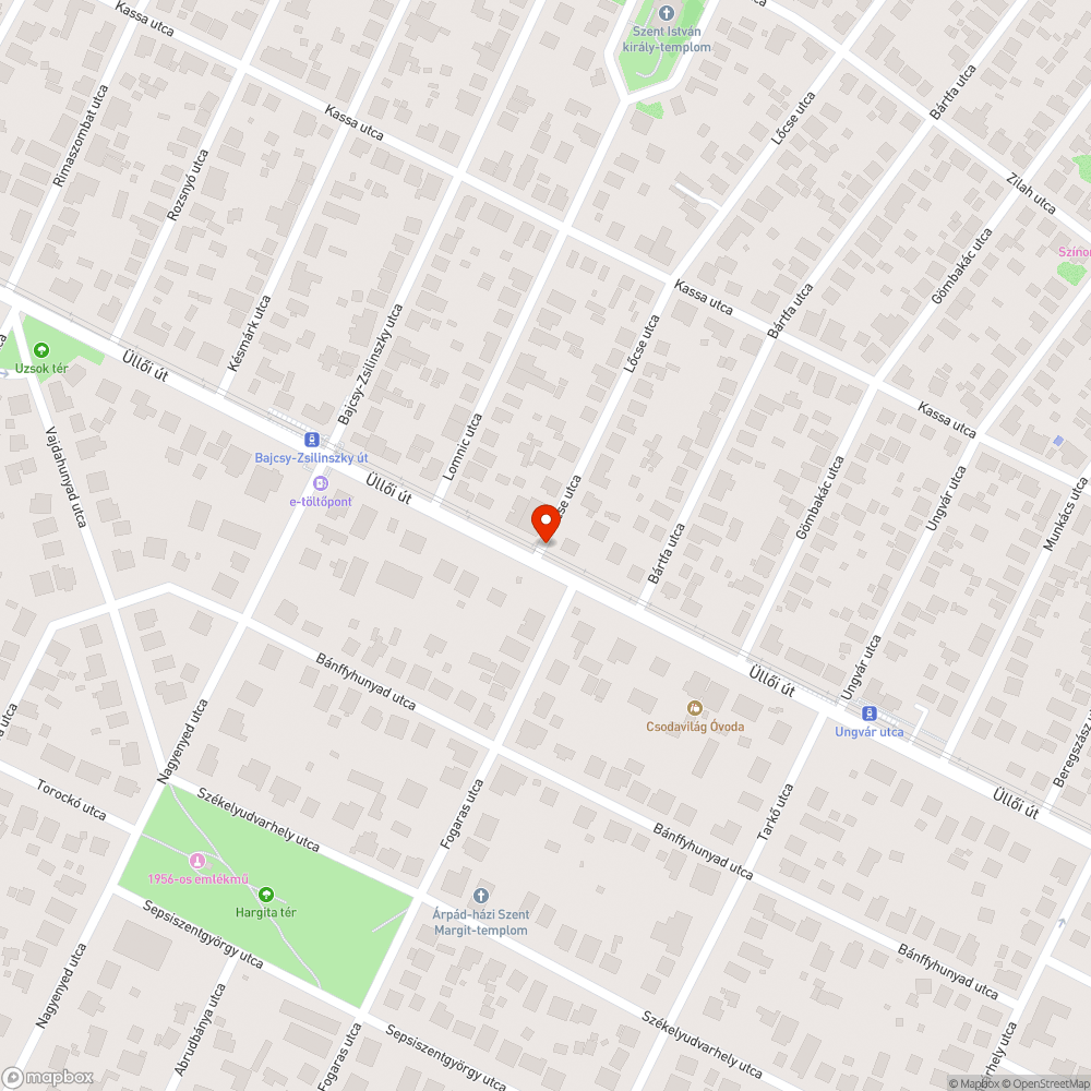 Szemét az utcasarkon bejelentés helye