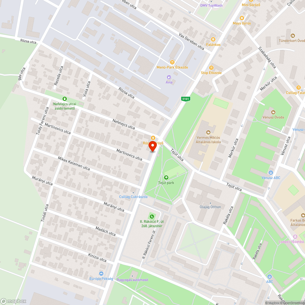 Sérült/hiányzó korlát a buszmegállóban bejelentés helye