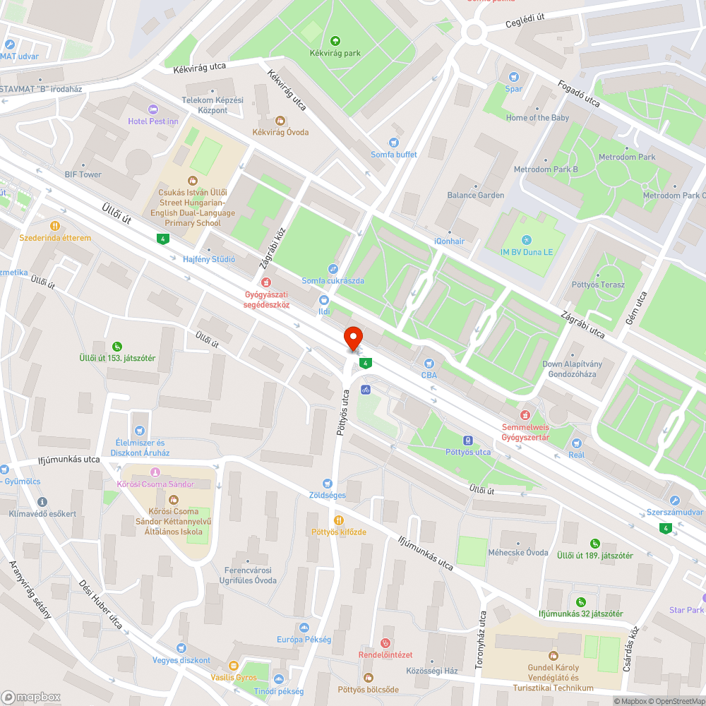 Sávokat elválasztó terelővonal-hiány bejelentés helye