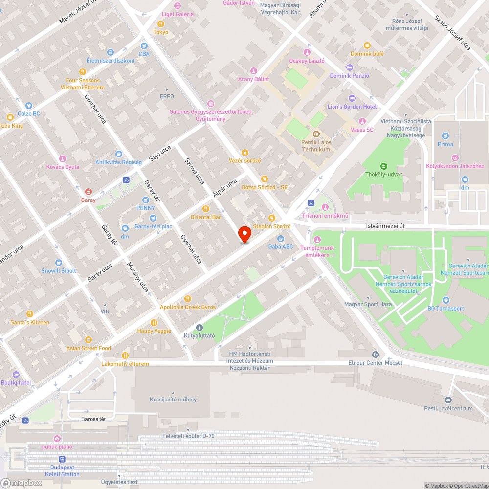 Ferde oszlop bejelentés helye