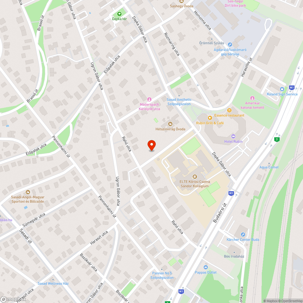 Rahó utca 11. járda seprése bejelentés helye