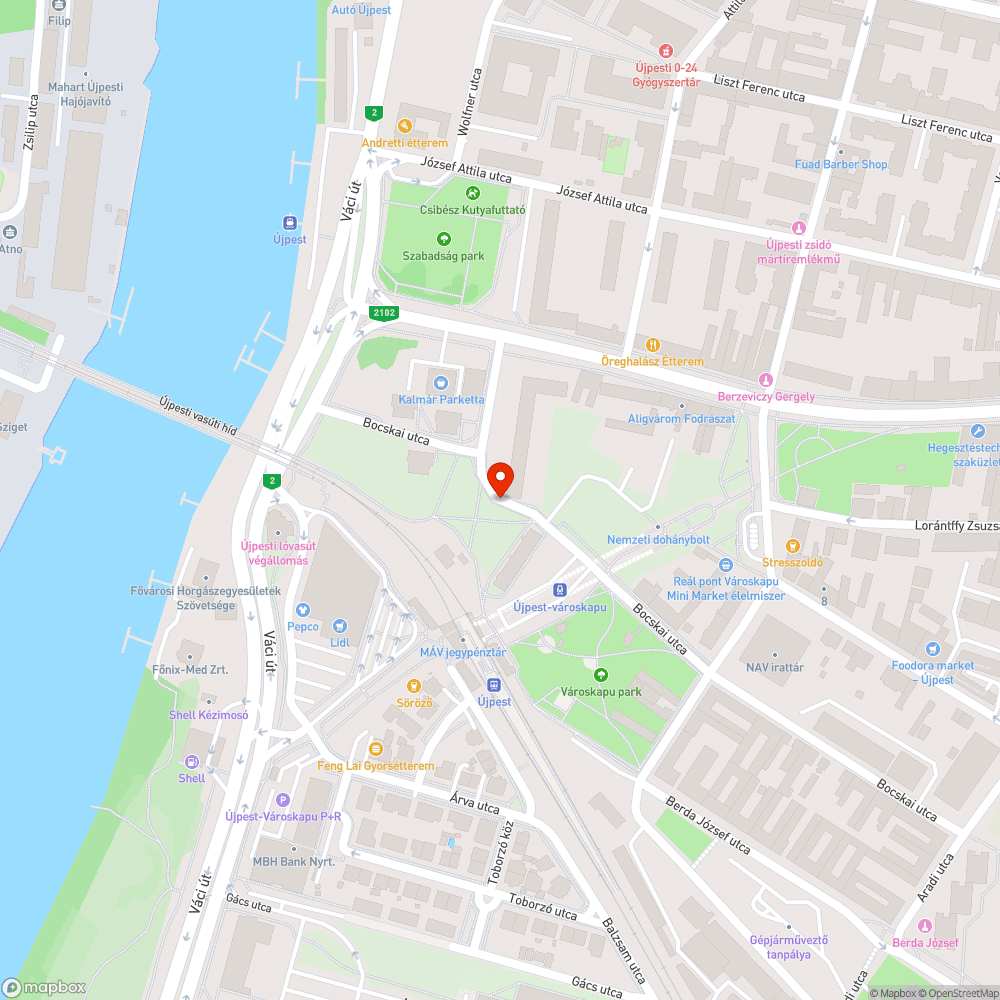 Kátyú bejelentés helye