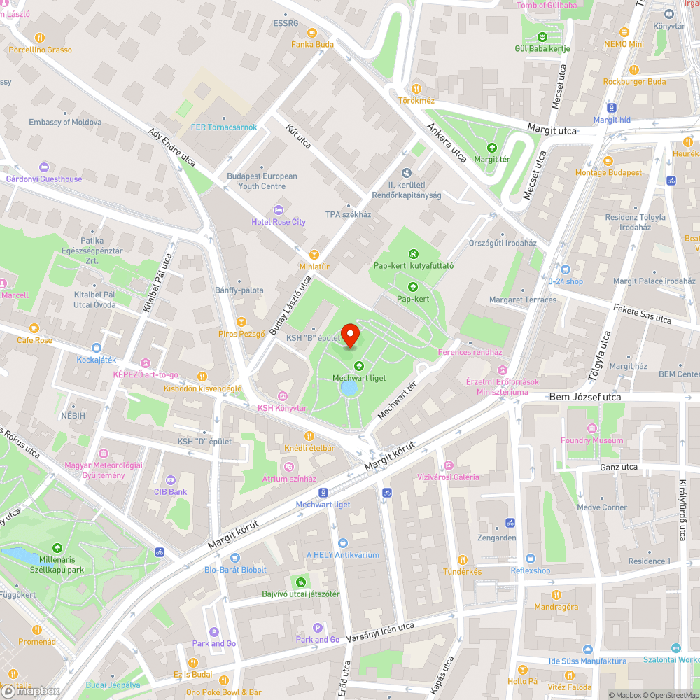 Sérült, veszélyes csúszda a Mechwart téri játszótéren bejelentés helye