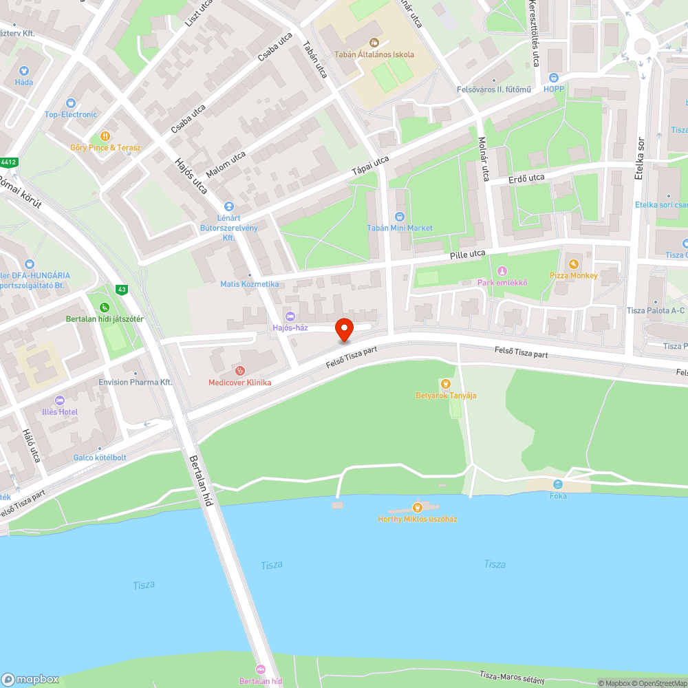 Üvegszilánkok bejelentés helye