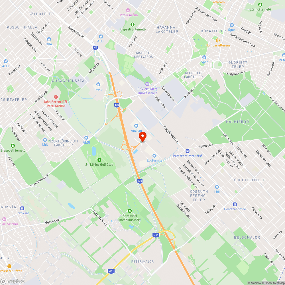 Balesetveszélyes körforgalom és kapcsolódó utak bejelentés helye