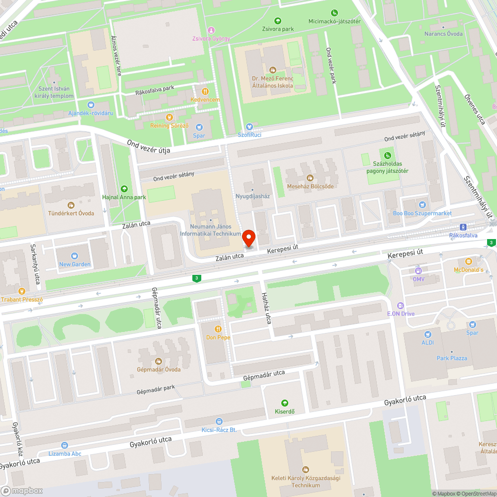 Ez mi? bejelentés helye