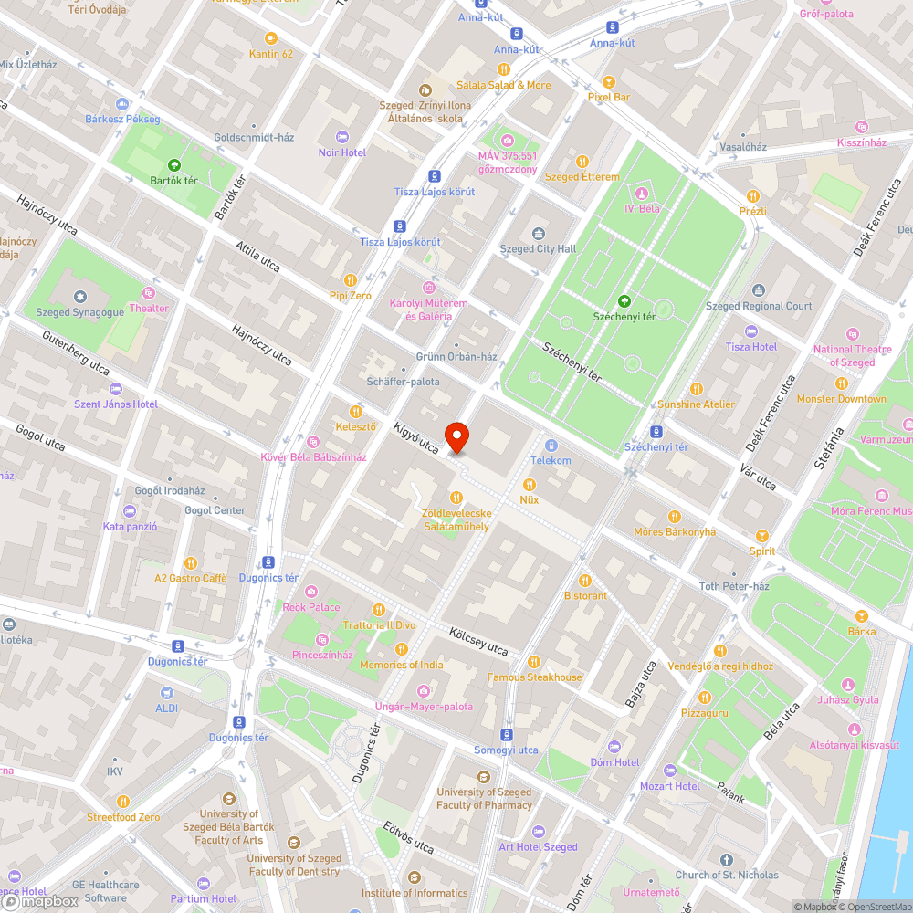 Megdőlni készülő kuka bejelentés helye