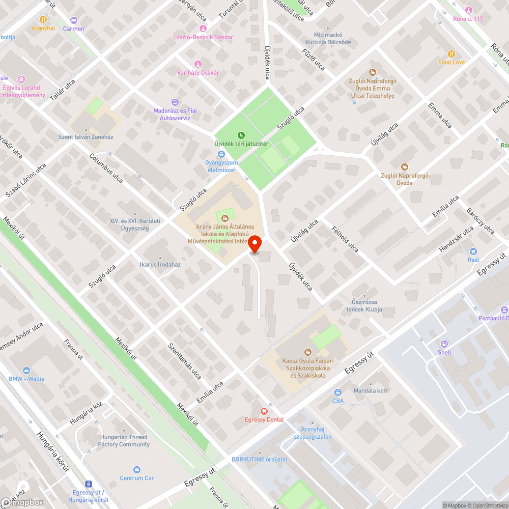 Új parkolási szokások bejelentés helye