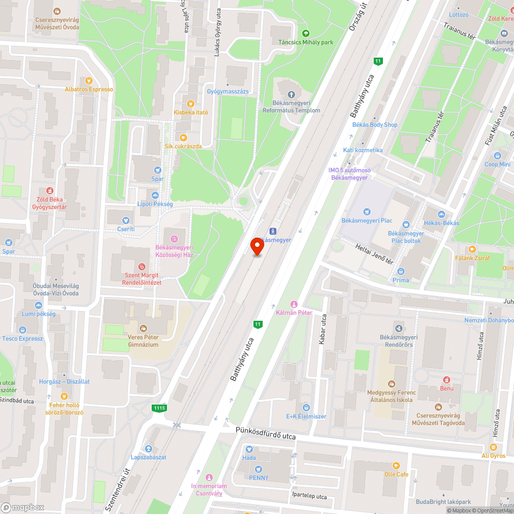 Galambok! bejelentés helye