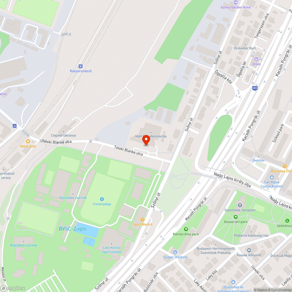 Roncsok bejelentés helye