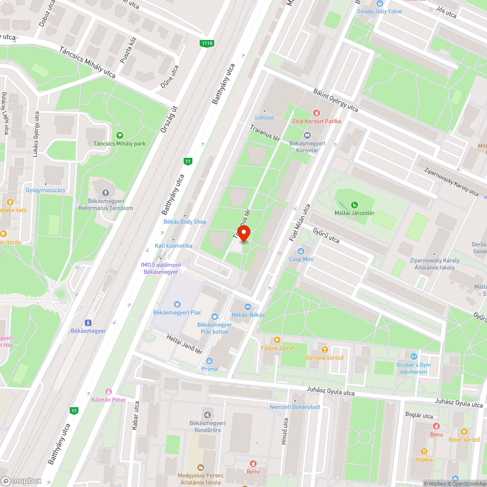 Pislákoló lámpa bejelentés helye