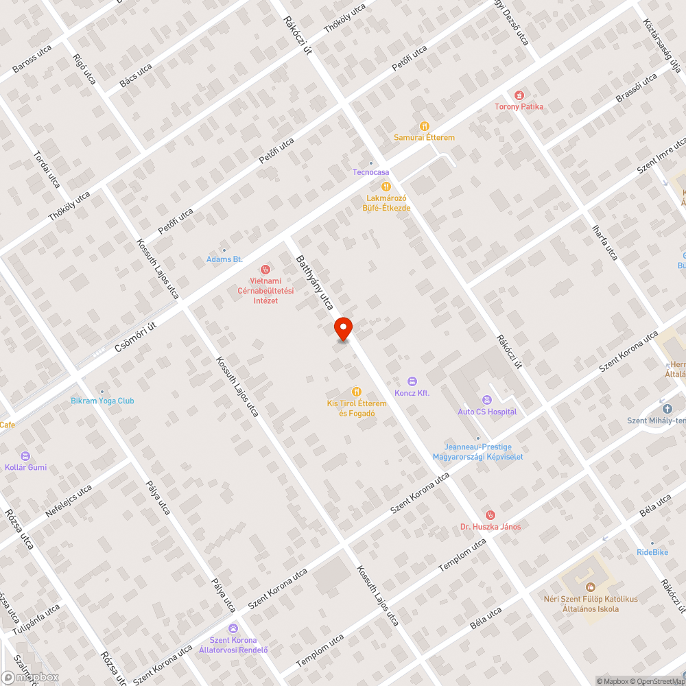 Leszakadt vezeték bejelentés helye