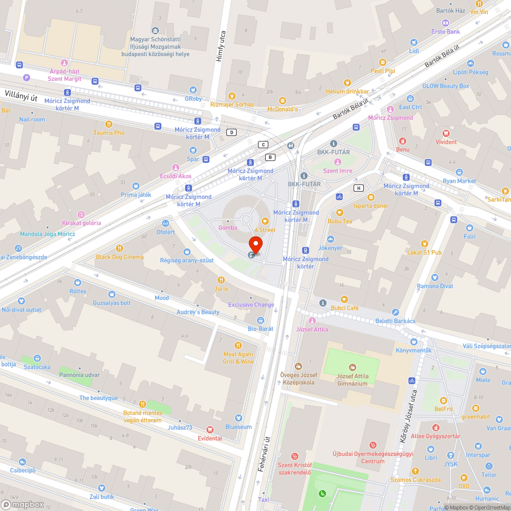 graffiti Móricz Zsigmond körtér - Metró lejárat - FKF bejelentés helye