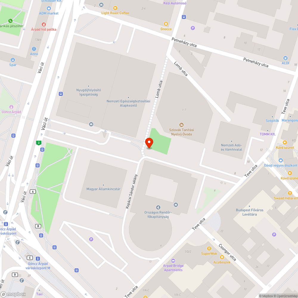 Csikkek a szemetes alatt bejelentés helye