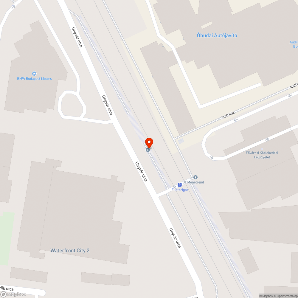 Merevlemezt hiányoló HÉV-kijelző bejelentés helye