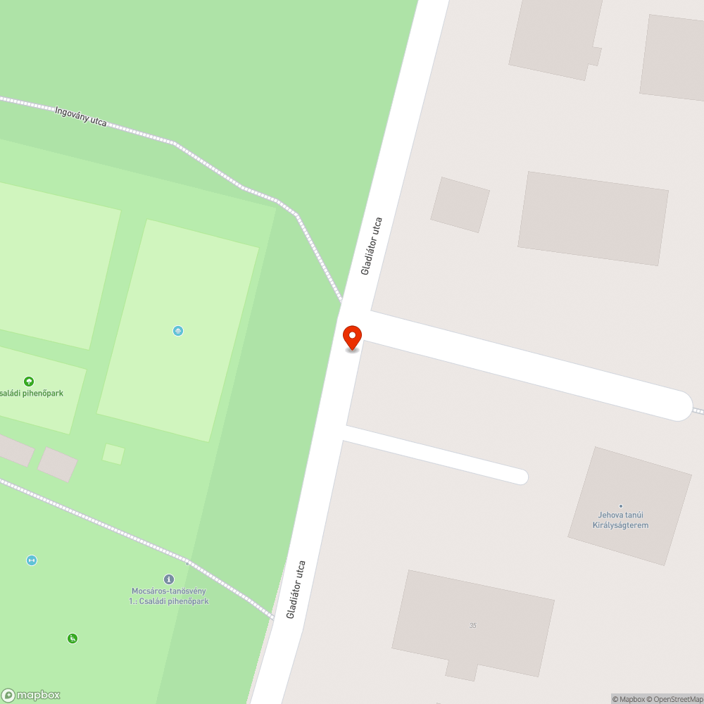 Kőtömb bejelentés helye