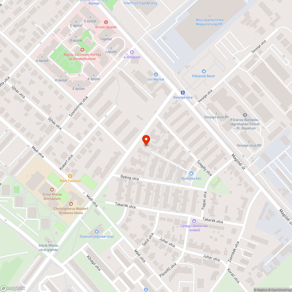 Kiálló èles rozsdás vasrúd bejelentés helye