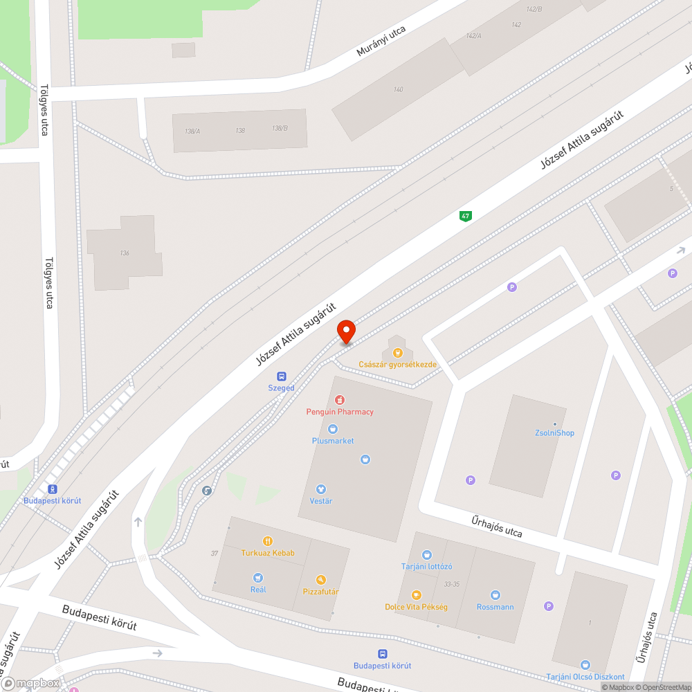 Egy ellopott kerékpár maradványa - József A. sgt. 140. bejelentés helye