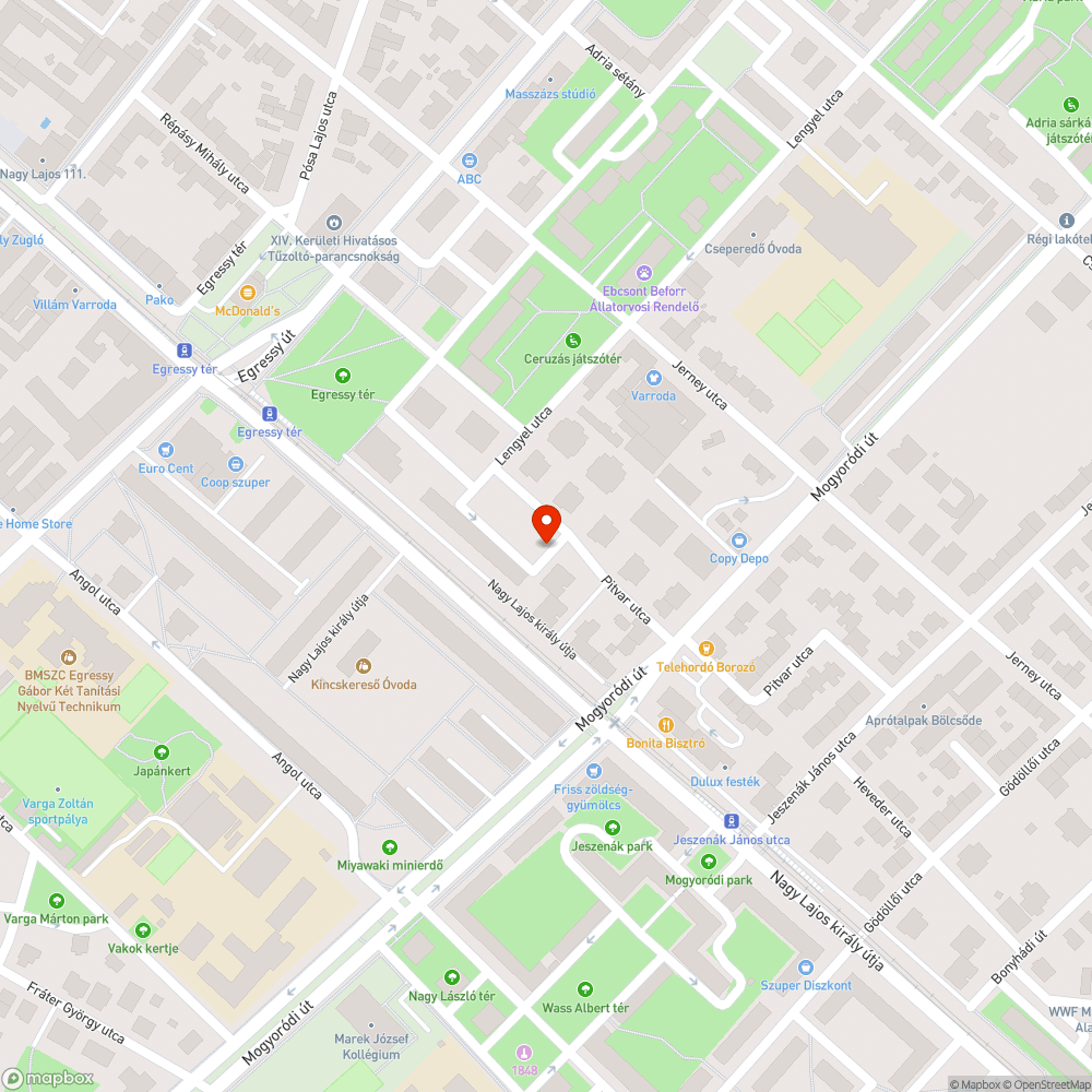 Darabokra hulló padok bejelentés helye