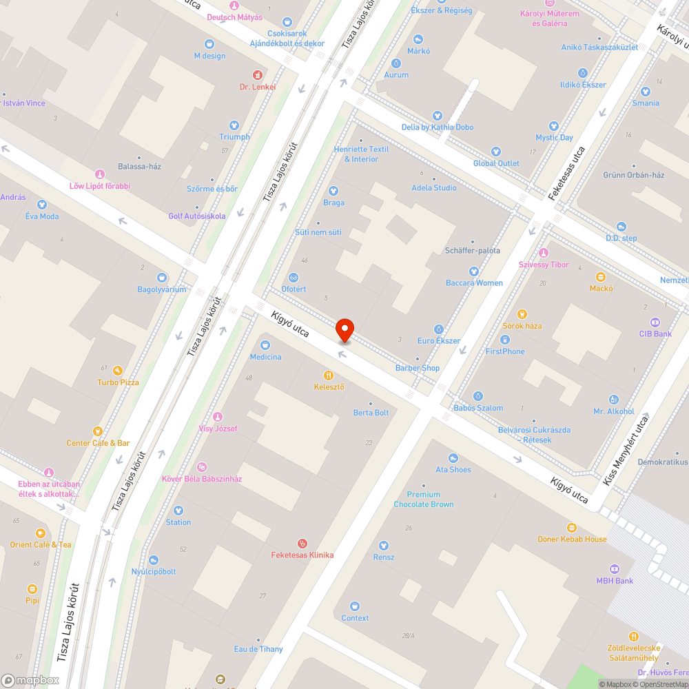 Kátyú az úton - Kígyó utca 3. bejelentés helye