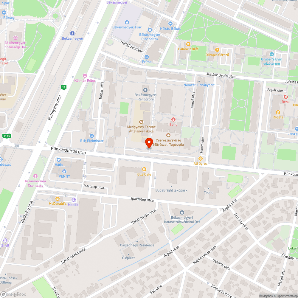 Eldőlt tábla bejelentés helye