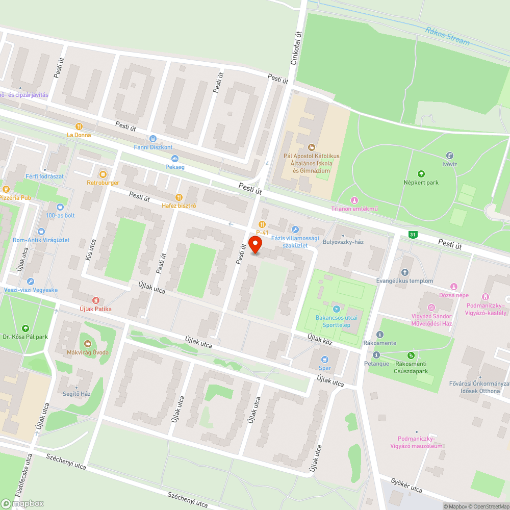 Kép, keret bejelentés helye