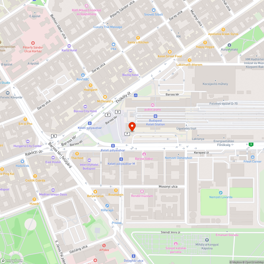 Megdőlt tükör bejelentés helye