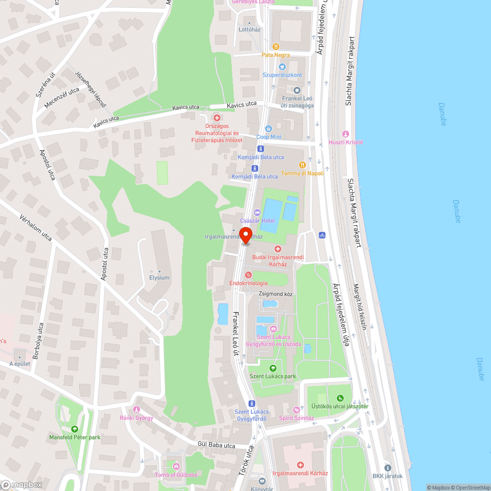 Aszfalt hiány - Frankel Leó út 33. bejelentés helye