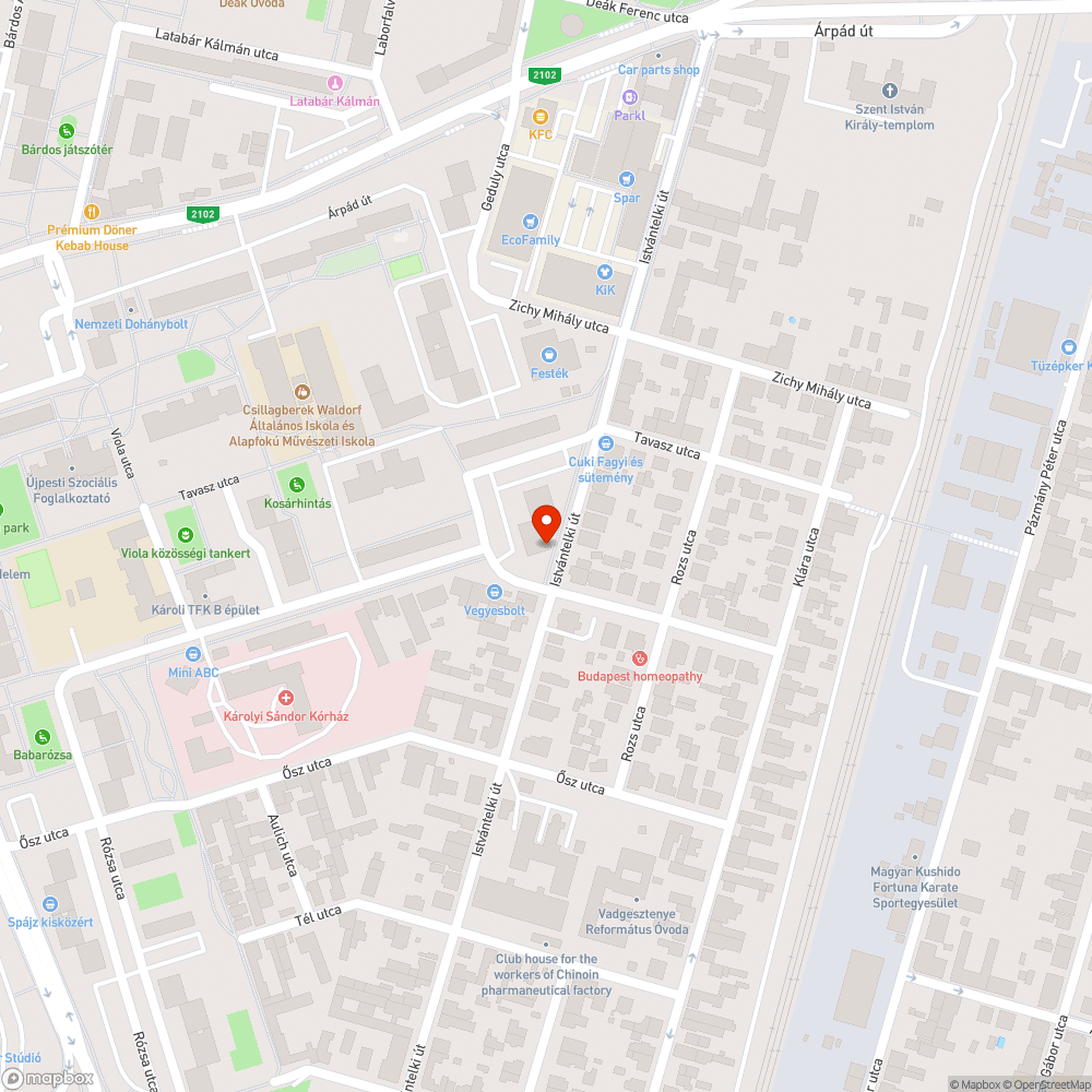 Elhagyott, üzemképtelen autó bejelentés helye