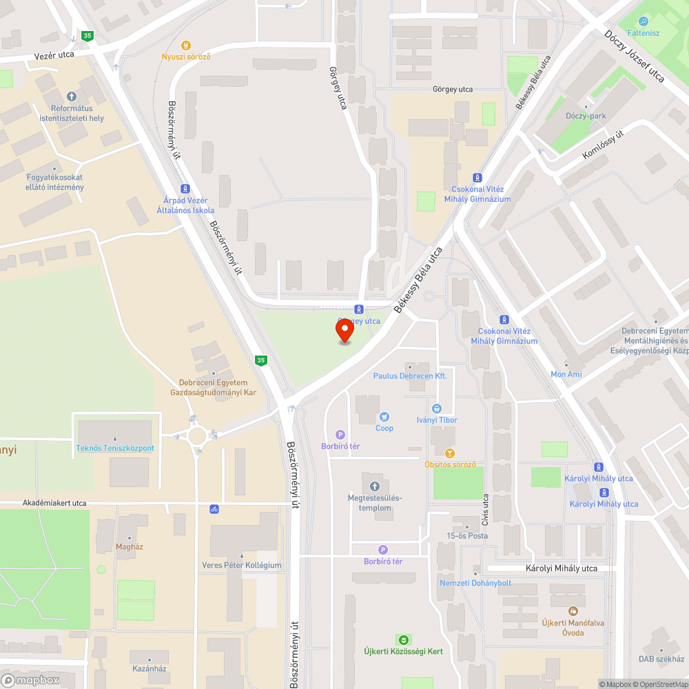 Nem világít bejelentés helye