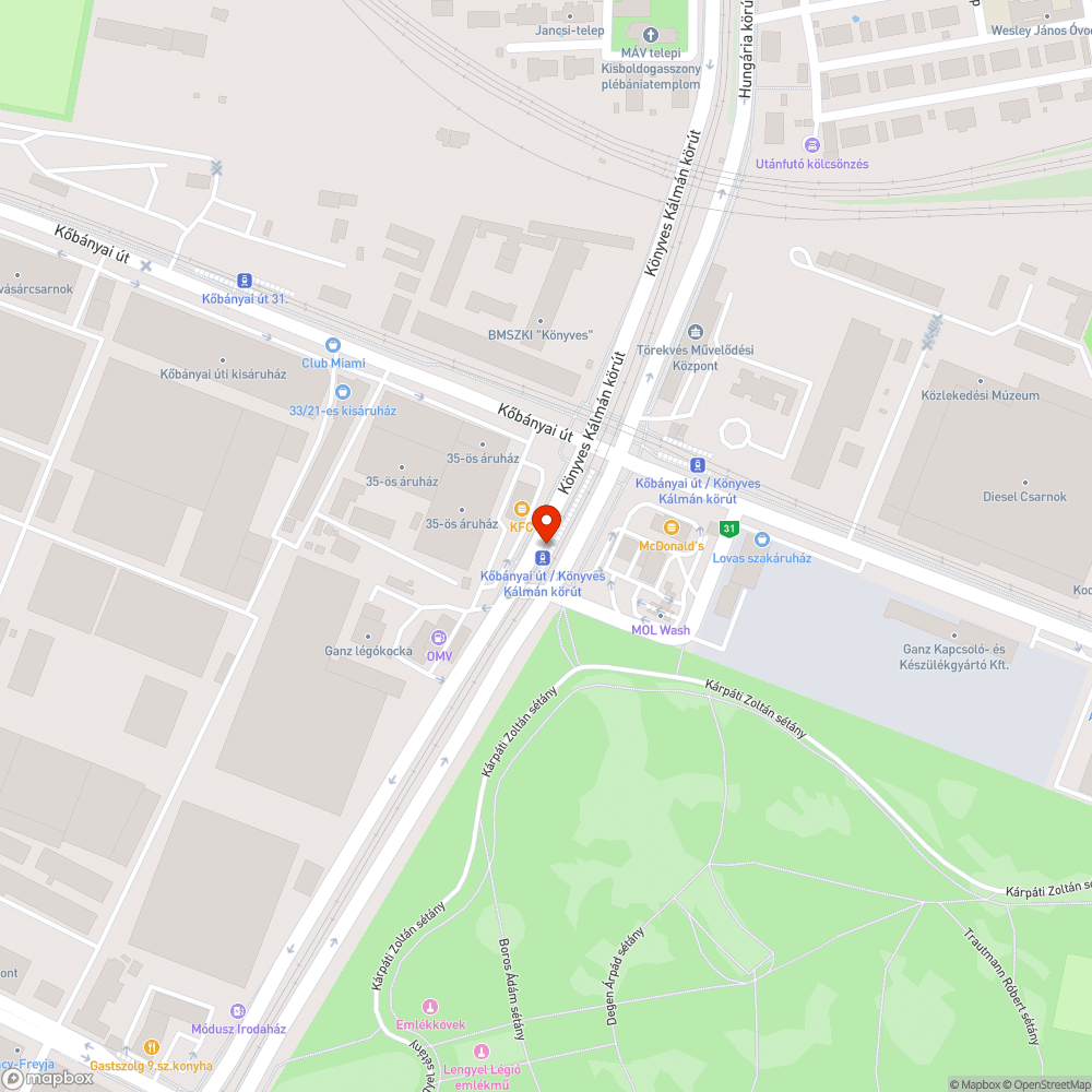 Szétesett Budapest logo bejelentés helye